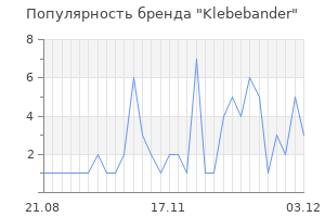 Популярность бренда klebebander