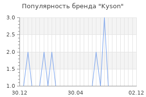 Популярность бренда kyson