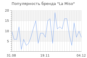 Популярность бренда la miso