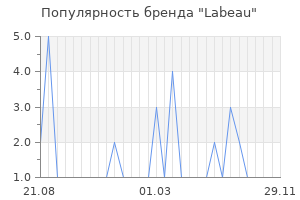 Популярность бренда labeau