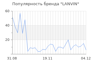 Популярность бренда lanvin