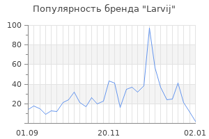Популярность бренда larvij