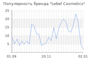 Популярность бренда lebel cosmetics