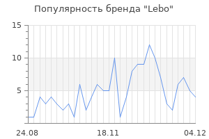 Популярность бренда lebo