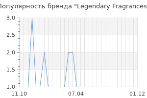 Популярность бренда legendary fragrances