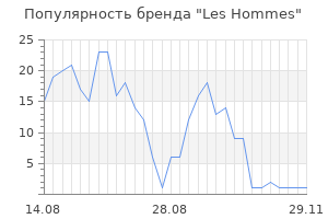 Популярность бренда les hommes