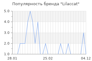 Популярность бренда lilaccat