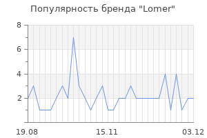 Популярность бренда lomer