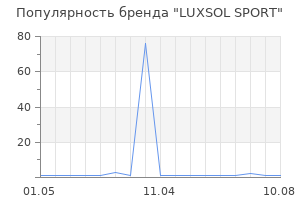 Популярность бренда LUXSOL SPORT