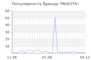 Популярность бренда maesta