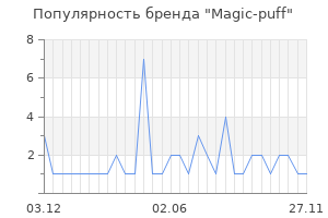 Популярность бренда magic puff