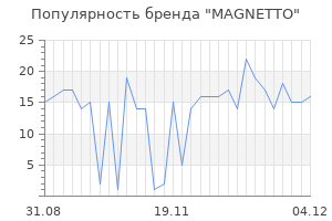 Популярность бренда magnetto