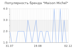 Популярность бренда maison michel