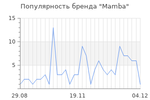 Популярность бренда mamba