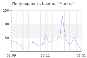 Популярность бренда mantra