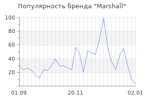 Популярность бренда marshall