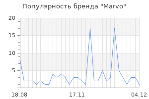Популярность бренда marvo