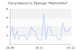 Популярность бренда matreshka