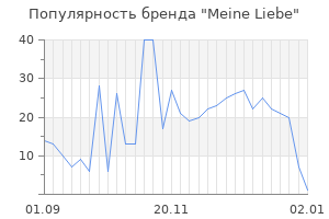 Популярность бренда meine liebe