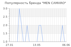 Популярность бренда men camaro