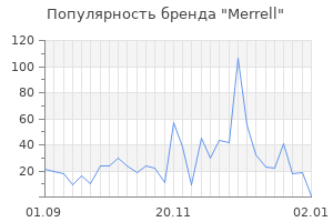 Популярность бренда merrell