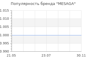 Популярность бренда MESAGA