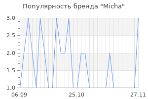 Популярность бренда micha