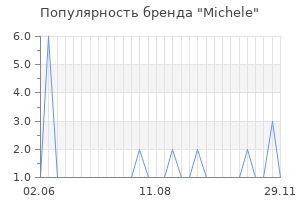 Популярность бренда michele