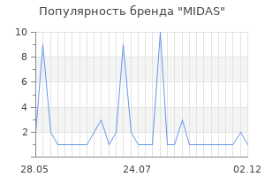 Популярность бренда midas