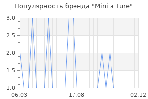 Популярность бренда Mini a Ture