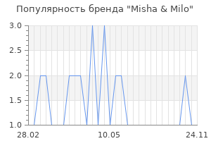 Популярность бренда misha milo