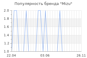 Популярность бренда mizu