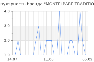 Популярность бренда montelpare tradition
