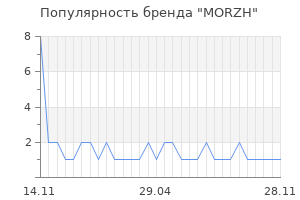Популярность бренда MORZH