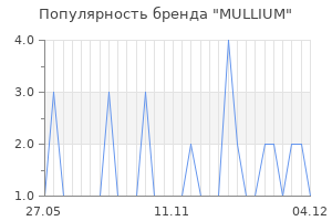 Популярность бренда MULLIUM