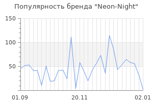 Популярность бренда neon night
