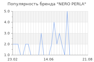 Популярность бренда nero perla