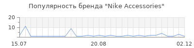Популярность nike accessories