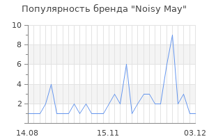 Популярность бренда noisy may