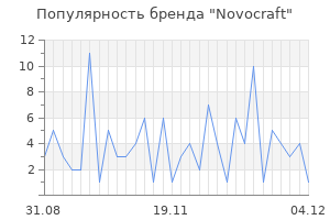 Популярность бренда Novocraft