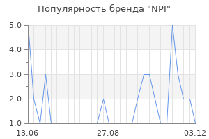 Популярность бренда npi