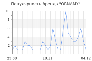 Популярность бренда ornamy
