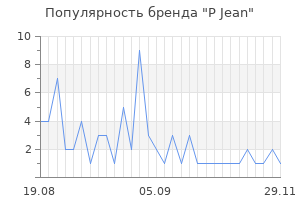 Популярность бренда p jean