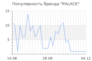 Популярность бренда palace