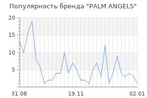 Популярность бренда palm angels