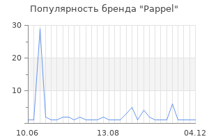 Популярность бренда pappel
