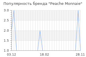 Популярность бренда peache monnaie