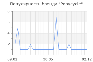 Популярность бренда ponycycle