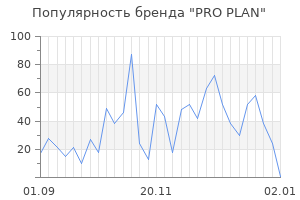 Популярность бренда pro plan