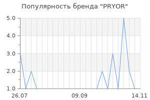 Популярность бренда pryor